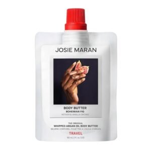Josie Maran Bohemian Fig - Whipped Argan Oil Refillable Firming Body Butter Travel