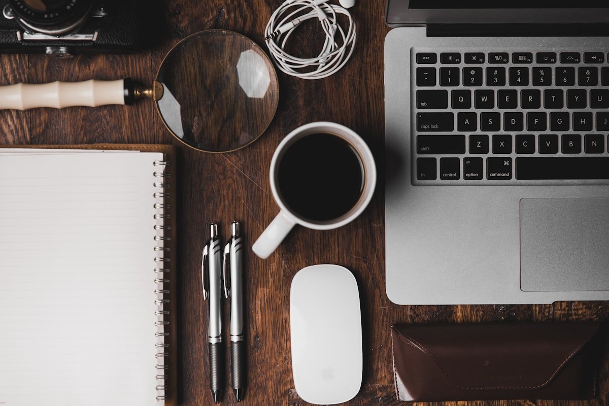 Professional lifestyle glow up workspace
